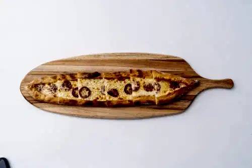 Sujuk and Cheese Pide