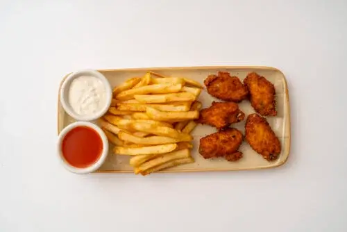 Buffalo Wings & Fries – 5pcs